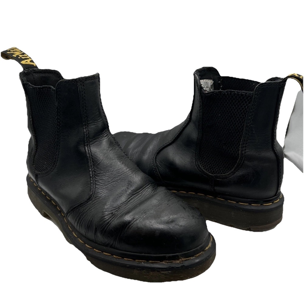 Dr. Doc Martens Air Wair Embury Black Chelsea‎ Slip On Boot Mens 8